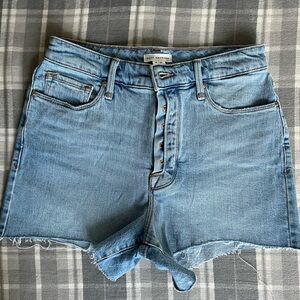 Good American Blue Jean Shorts NWOT